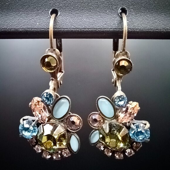 Sorrelli crystal drop earrings - Picture 1 of 5